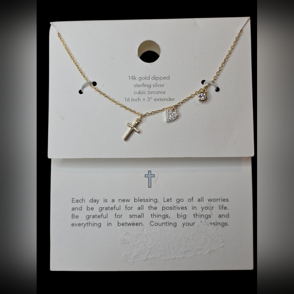Target Gold Dipped Necklace with Charms
